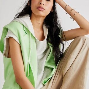 We the Free- Bright Young Things Vest (Lime Green)